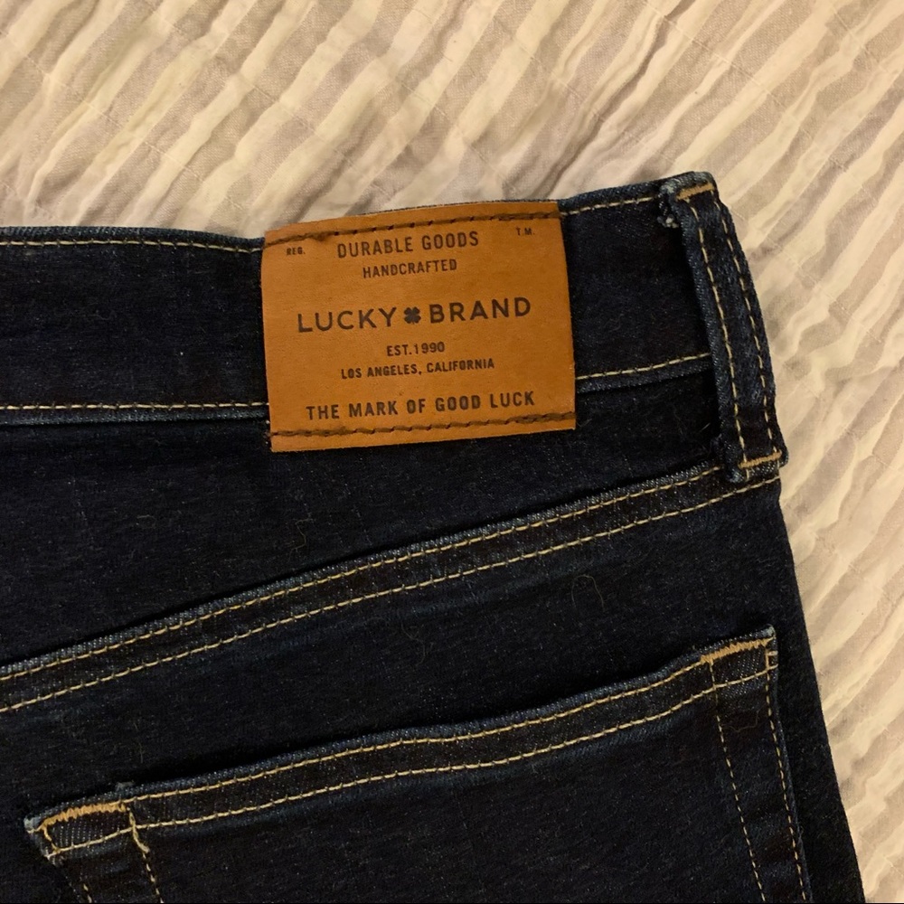 NWT Lucky Brand Bridgitte Dark Wash Hi-Rise Skinny Jeans - Picture 6 of 7